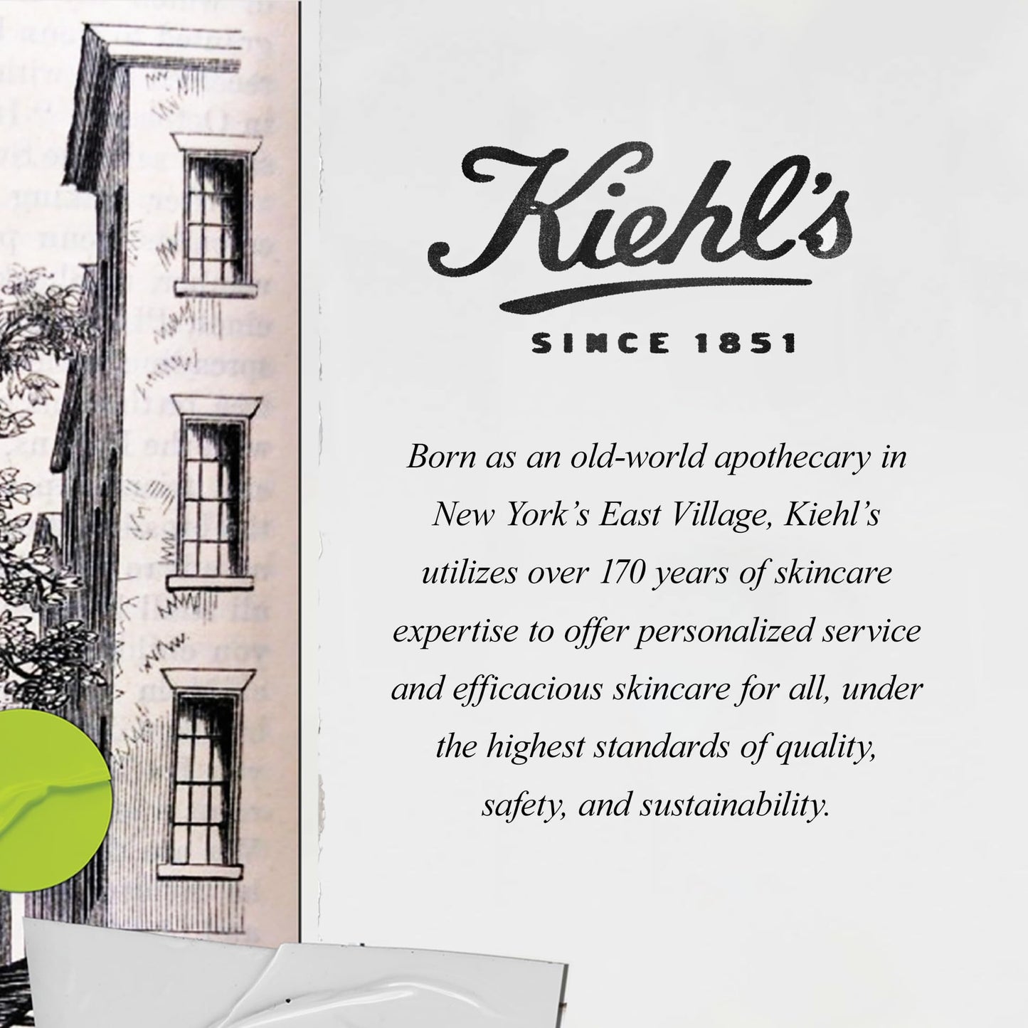 Kiehl's Lip Balm #1, Moisturizing Clear Lip Treatment for Dry Lips, Hydrating & Soothing, with Squalane, Aloe Vera & Vitamin E, Paraben-free, Fragrance-free, Unscented - 0.5 fl oz