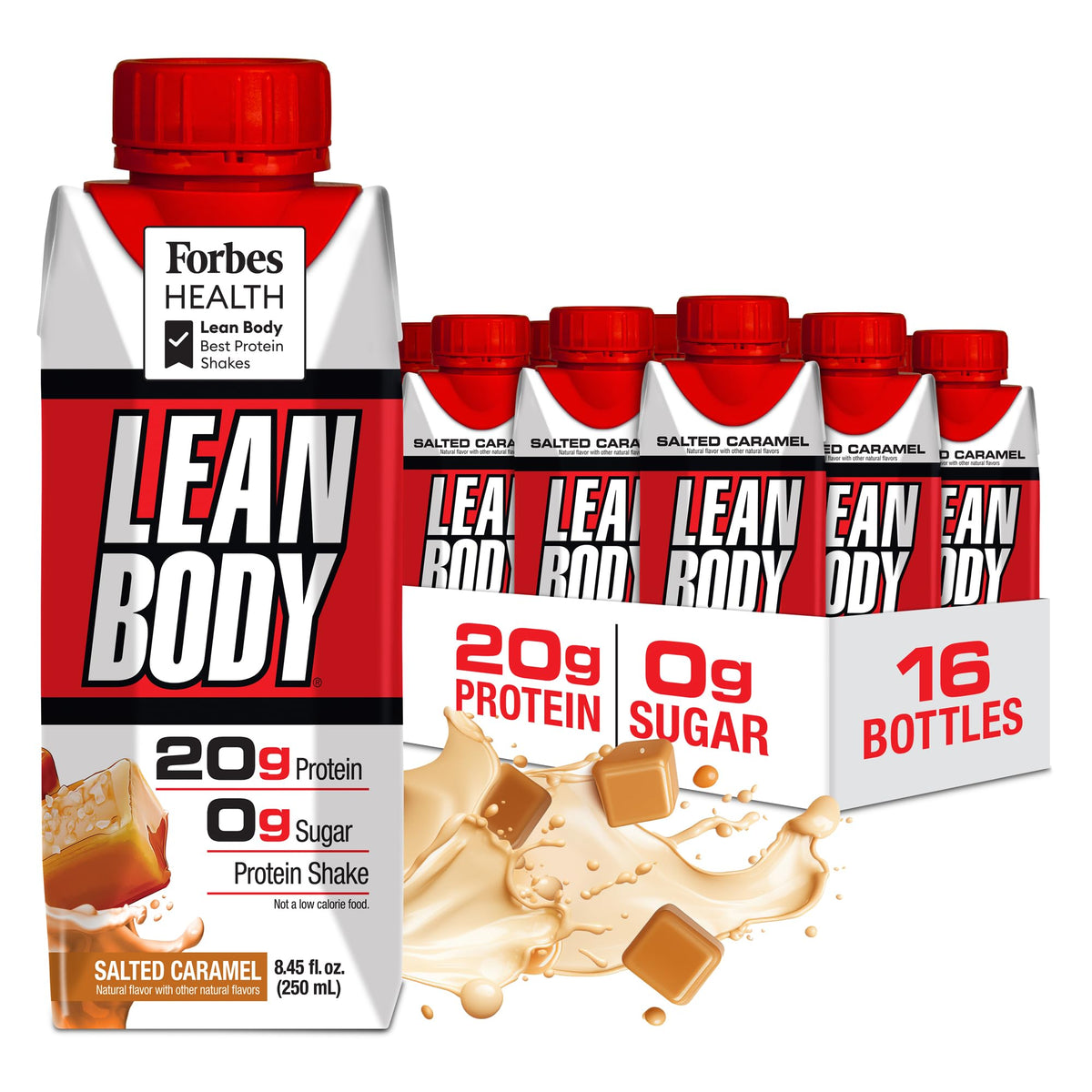 Labrada Lean Body Ready-to-Drink Chocolate Protein Shake, 40g Protein, Whey Blend, 0 Sugar, Gluten Free, 22 Vitamins & Minerals, LABRADA, 17 Fl Oz (Pack of 12)
