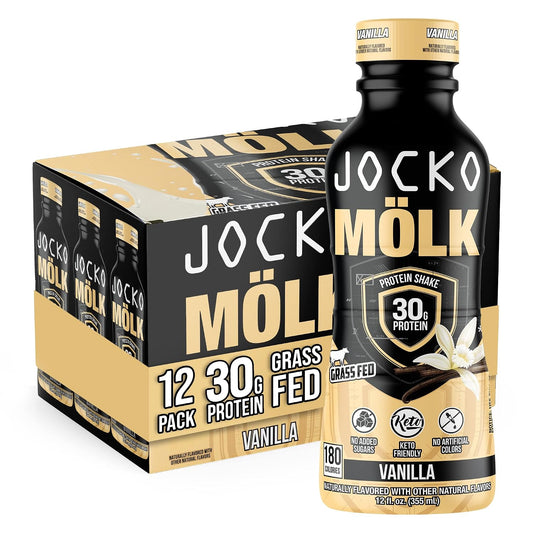 Jocko Fuel Protein Shake Bundle - Vanilla and Chocolate (24 Count)